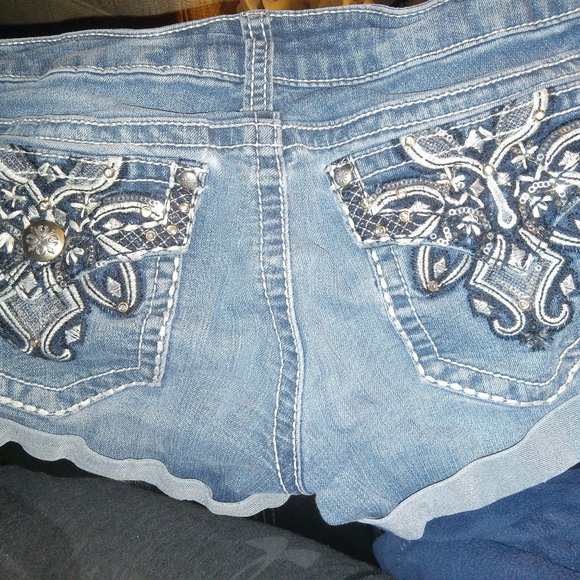 Rue 21 Jean shorts - Picture 1 of 4